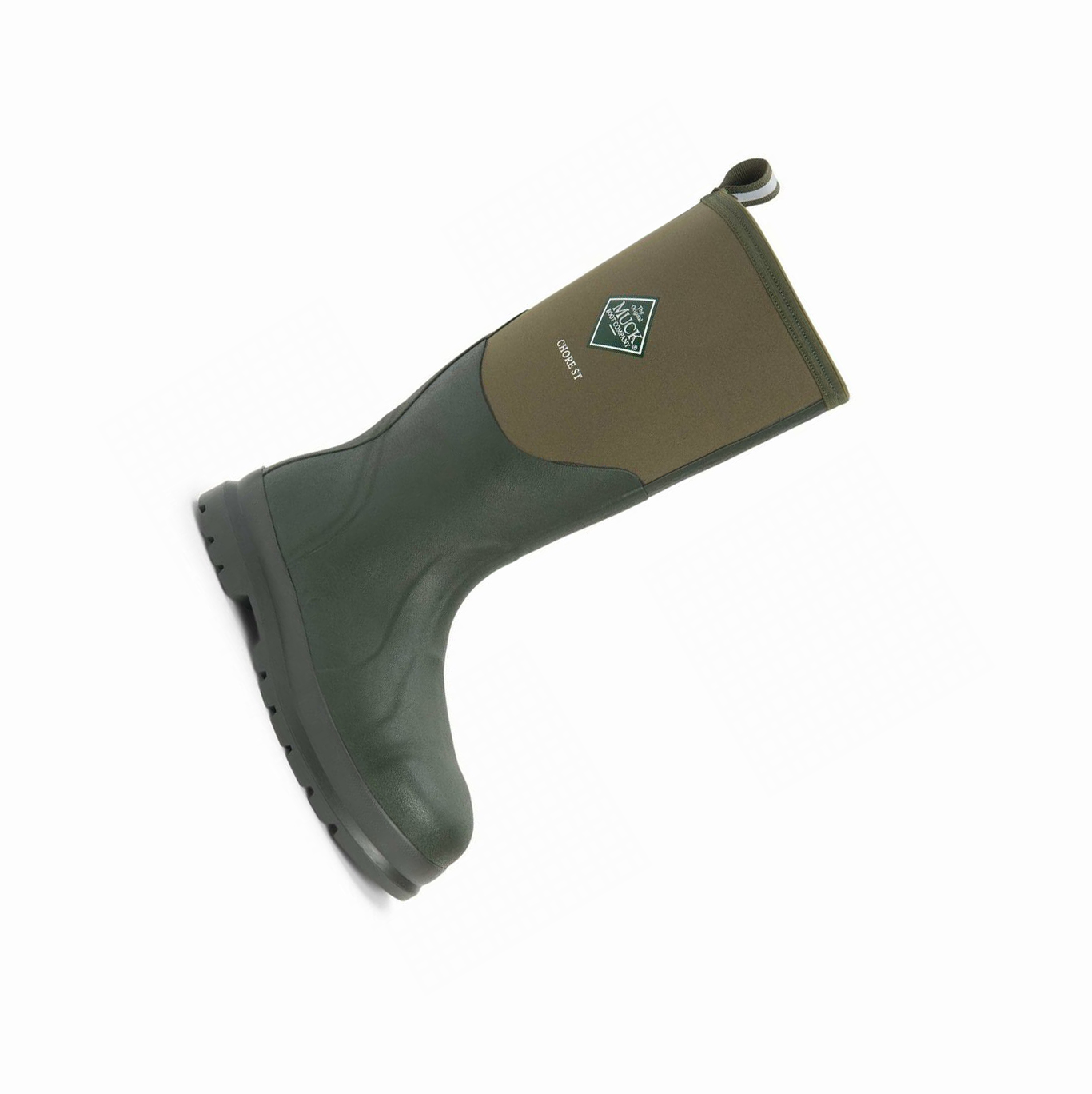 Botas Altas Muck Chore Steel Puntera Hombre Verde | ES-WRY186