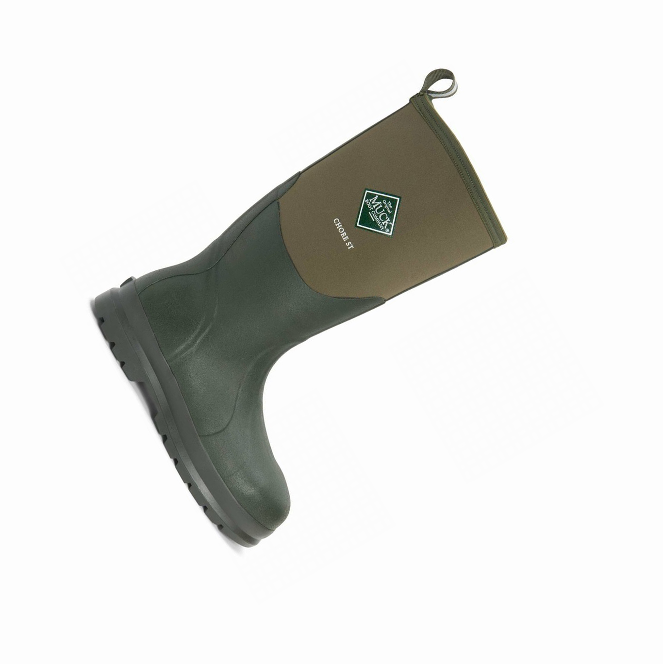 Botas Altas Muck Chore Steel Puntera Mujer Verde | ES-PFD497