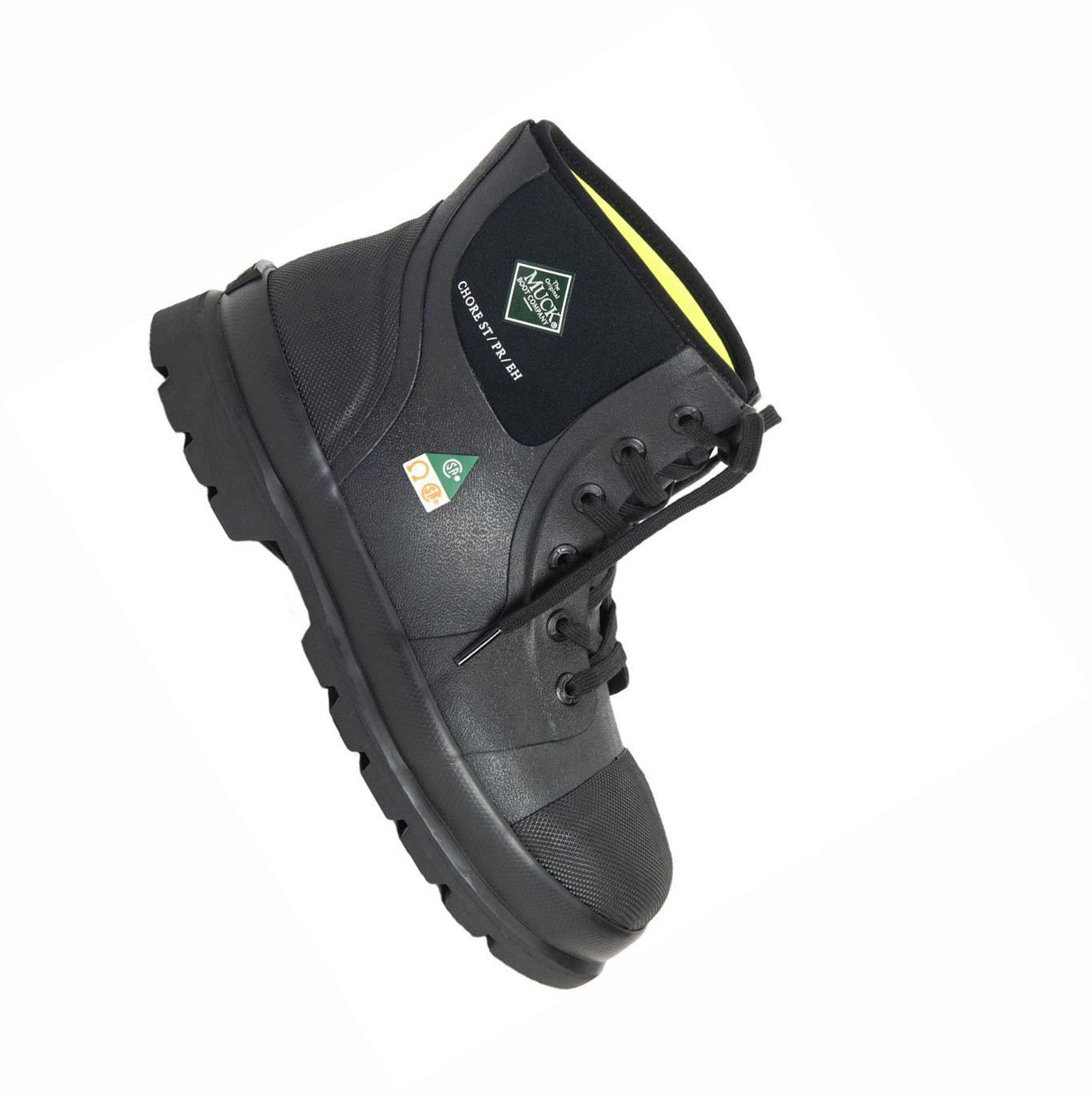 Botas De Trabajo Muck Chore Hombre Negras | ES-EQT128