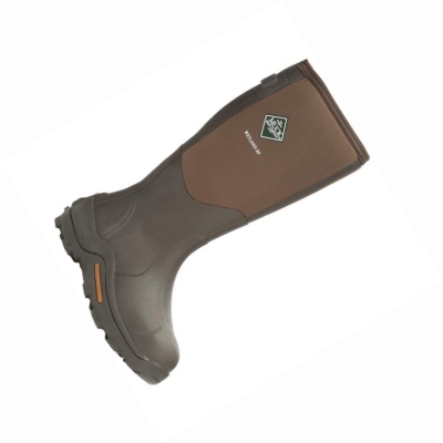 Botas De Caza Muck Wetland Hombre Marrones | ES-DGZ740