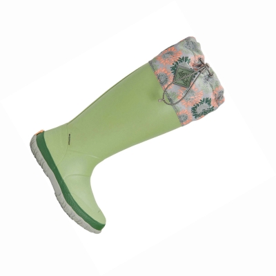 Botas De Goma Muck Forager Mujer Verde | ES-KUJ978