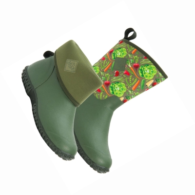 Botas De Goma Muck Muckster Mujer Verde | ES-GLY978