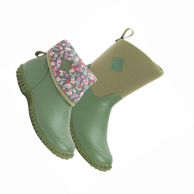 Botas De Goma Muck Muckster Mujer Verde | ES-JSN483