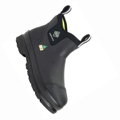 Botas De Trabajo Muck Chore Hombre Negras | ES-EHO653