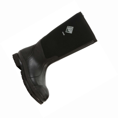 Botas De Trabajo Muck Chore Hombre Negras | ES-UBJ340