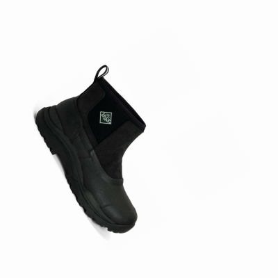 Botines Muck Arctic Outpost Cuero Vibram Hombre Negras | ES-HJU691